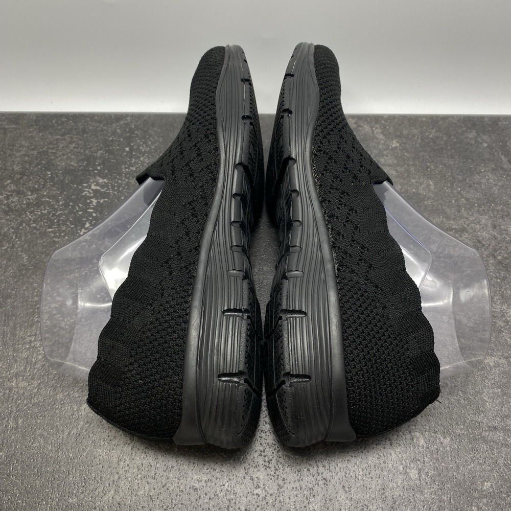Skechers Seager Stat Black Slip On Loafer Comfort Shoes Women's US 8 Memory Foam - Picture 7 of 8